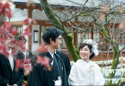  京都　和装婚　白無垢　婚礼