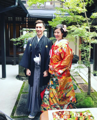和装婚　前撮り　京都